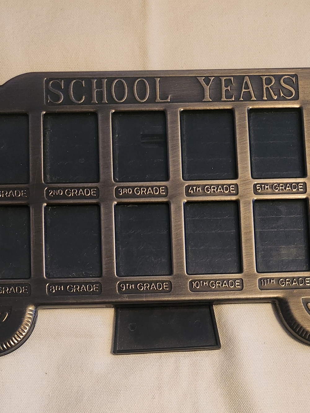 School Years Bus Photo Frame
